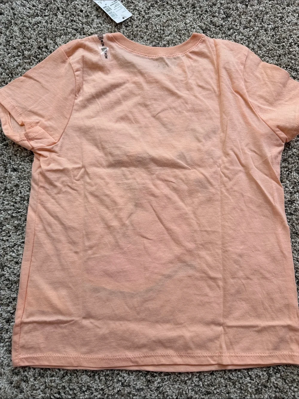 The Children's Place Peach Tee with Pink Boot & Sunflowers